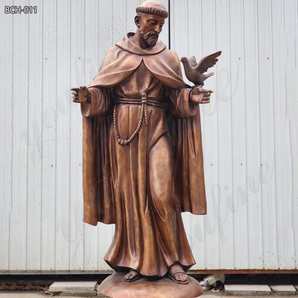 St Francis garden statue (2)