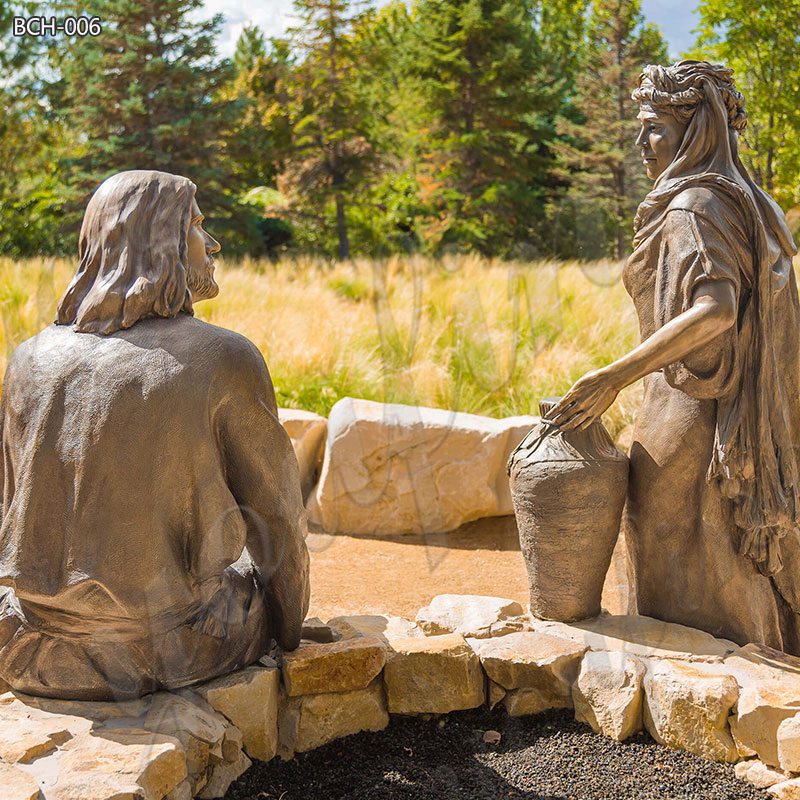 bronze garden Jesus statue (3)